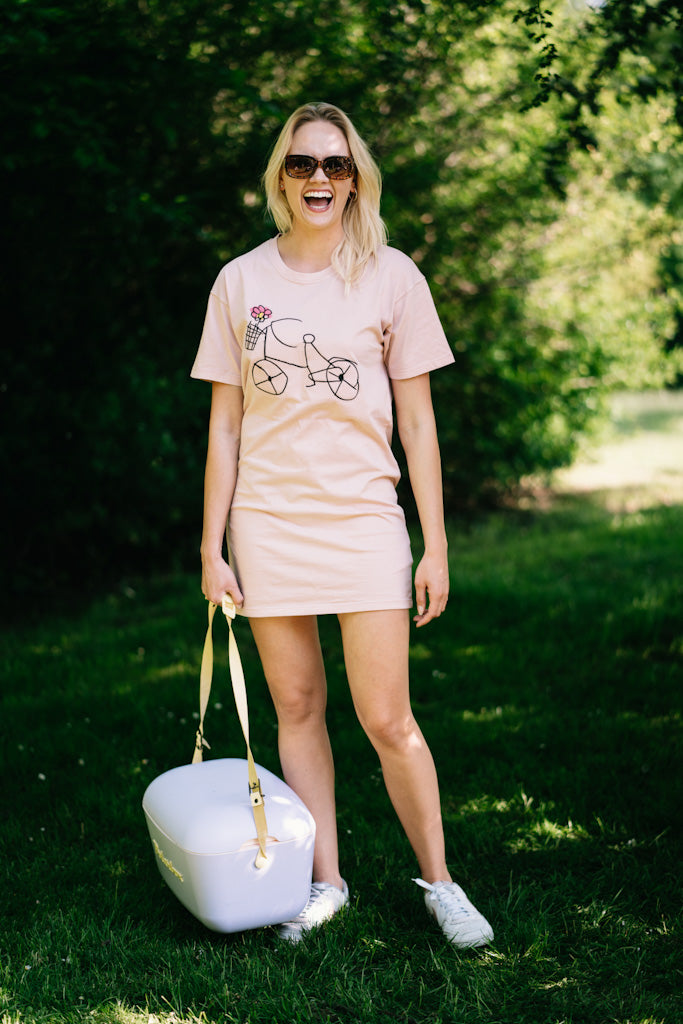 Fahrrad - T-Shirt-Kleid