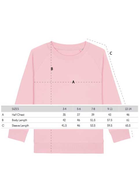 4littlearts Kinderkleidung Bio Kleidung Bio Kinderkleider Sweatshirt nachhaltig Pulli bestickt