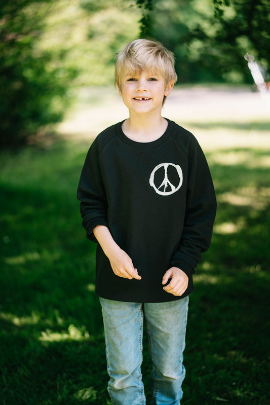 4littlearts Kinderkleidung Bio Kleidung Bio Kinderkleider Sweatshirt nachhaltig Pulli bestickt