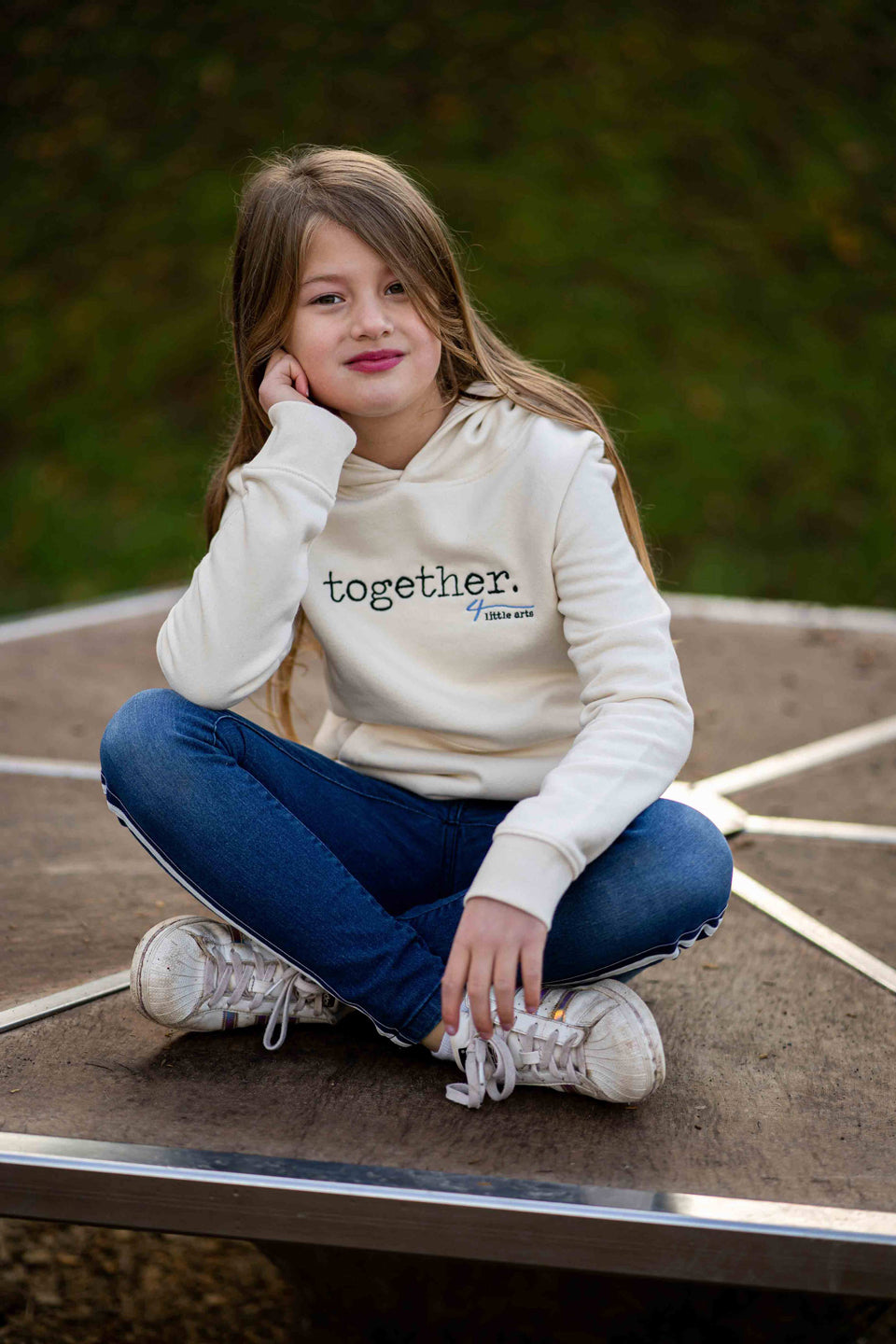 4littlearts Kinderkleidung Bio Kleidung Bio Kinderkleider Sweatshirt nachhaltig Pulli bestickt