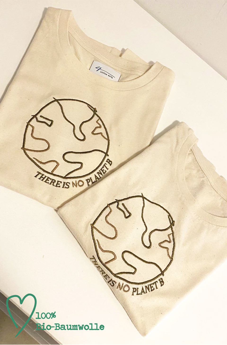 4littlearts Kinderkleidung Bio Kleidung Bio Kinderkleider Sweatshirt nachhaltig T Shirt bestickt