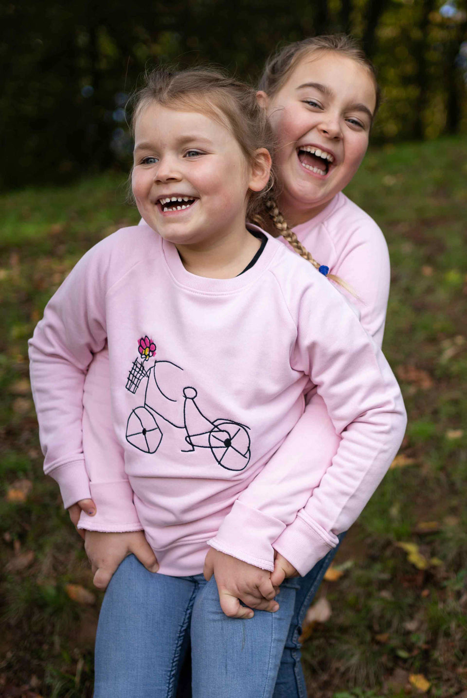 4littlearts Kinderkleidung Bio Kleidung Bio Kinderkleider Sweatshirt nachhaltig Pulli bestickt